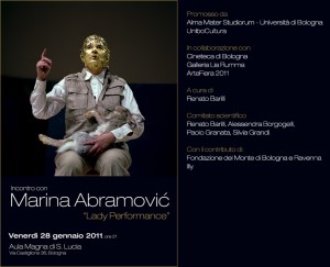 Incontro con Marina Abramovic