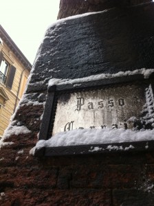 Bologna sotto la neve