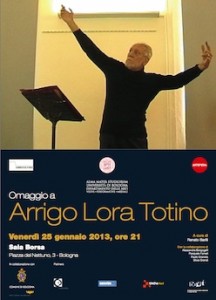 Da non perdere: la poesia performativa di Arrigo Lora Totino in Sala Borsa
