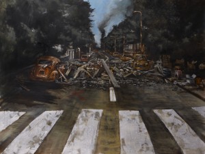 Tom Porta, Abbey Road war zone, 150x200 cm. 2012