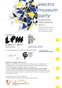 Al via a Bologna il progetto europeo  PERFORMIGRATIONS: sabato l’electro museum party