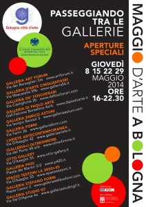 Gallerie aperte per il maggio d’arte a Bologna