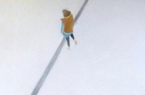 14 YAMAMOTO Ayano 'Distanza necessaria'Cm.100x120 olio su tela 2011 L'ARIETEartecontemporanea Bologna