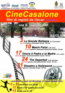 CINECASALONE, ogni giovedì il cinema d’estate al San Donato