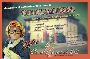 Domenica 14 settembre: Sfida all’ultima lasagna