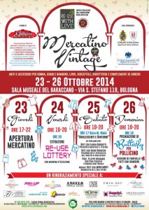 Mercatini Bologna: RE-USE WITH LOVE 23-24-25-26 ottobre 2014