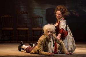 Tullio Solenghi nel dramma “Amadeus” al Duse