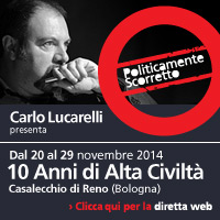 Un Sabato di Alta Civiltà con Carlo Lucarelli e tanti ospiti