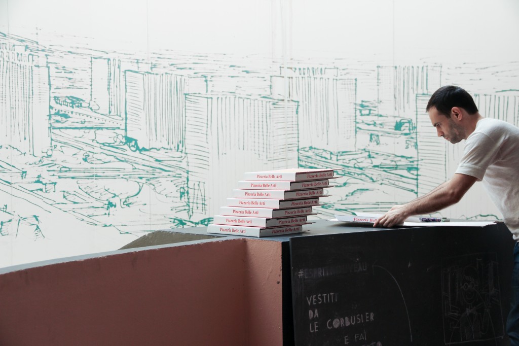 Cristian Chironi residenza all'interno del Padiglione Esprit Nouveau, Bologna Foto di Luca Ghedini