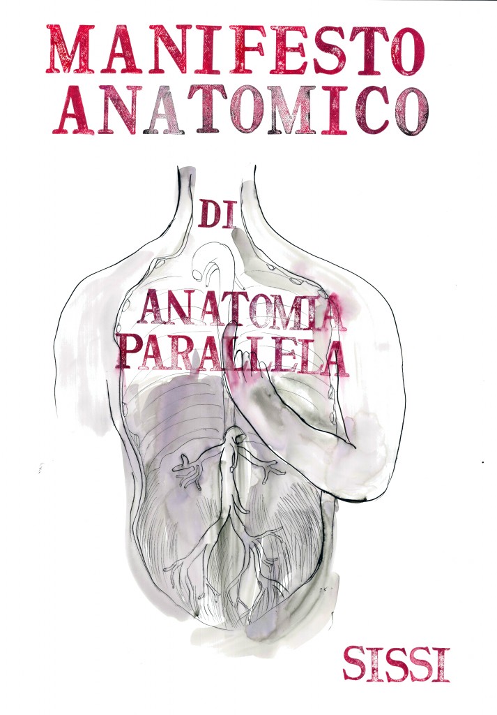 Sissi Manifesto anatomico, 2015 china, 100 x 70 cm