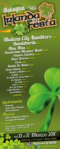 Dal 13 al 17 marzo IRLANDA IN FESTA al Parco Nord di Bologna