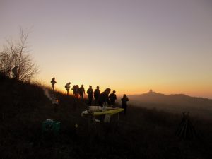 Dal Nettuno al bosco in collina. Passeggiata d’inverno