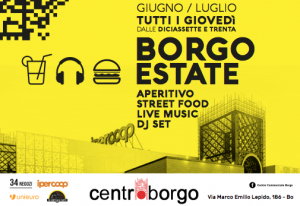 Borgo Estate: musica e food i giovedì di giugno e luglio