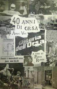 40 anni dell’Osteria dell’Orsa: il 12 settembre i festeggiamenti