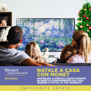 Natale con Monet. Speciali visite guidate in diretta