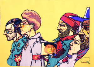 Andrea Pazienza Corteo a Bologna © Marina Comandini Pazienza