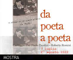 Da poeta a poeta  Carteggio Pier Paolo Pasolini – Roberto Roversi