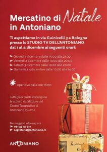 ALL’ANTONIANO TORNA IL MERCATINO DI NATALE