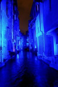 LUCE SUI CANALI, a Bologna torna la Notte blu per celebrare i canali della città