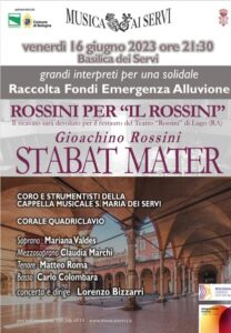Rossini per “il Rossini”: concerto di raccolta fondi per alluvione