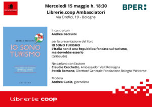 Io sono turismo dell’imprenditore e destination designer Andrea Baccuini alla Libreria Coop Ambasciatori