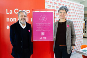 39 punti viola. Coop Alleanza attiva presidi contro la violenza di genere e per la sicurezza in strada delle persone